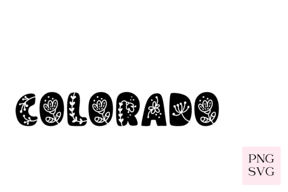 Colorado Floral SVG PNG Graphics and Illustrations Review