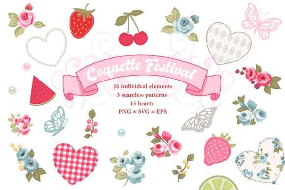 Floral Coquette Clipart Strawberry Lemon Review