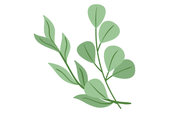 Green Branch Bouquet Element. Floral Dec Graphics and Illustrations Review