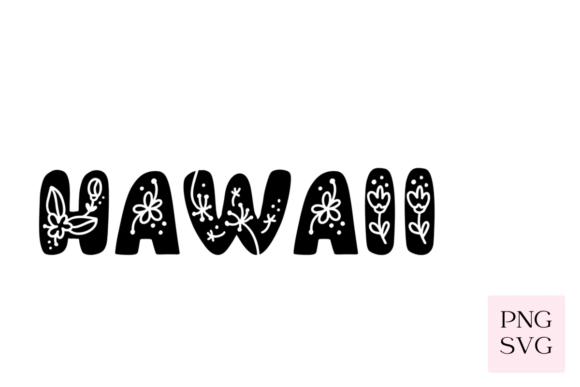 Hawaii Floral PNG SVG Graphics and Illustrations Review